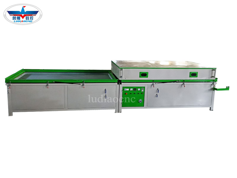 烤箱移動(dòng)型半自動(dòng)雙工位真空覆膜機(jī)