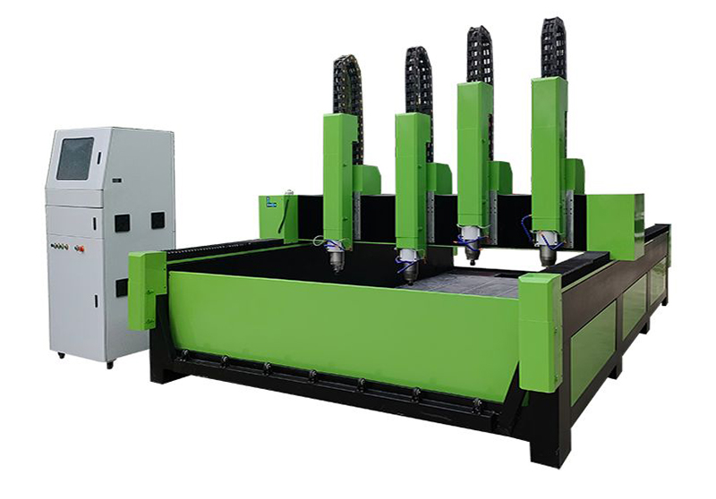 高檔四頭獨立石材雕刻機 重型多頭大理石雕刻機