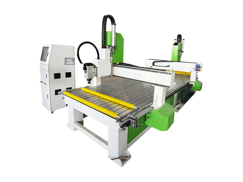 魯?shù)袢詣?dòng)泡沫玩具模型三維立體雙龍門(mén)四軸搖擺頭雕刻機(jī)